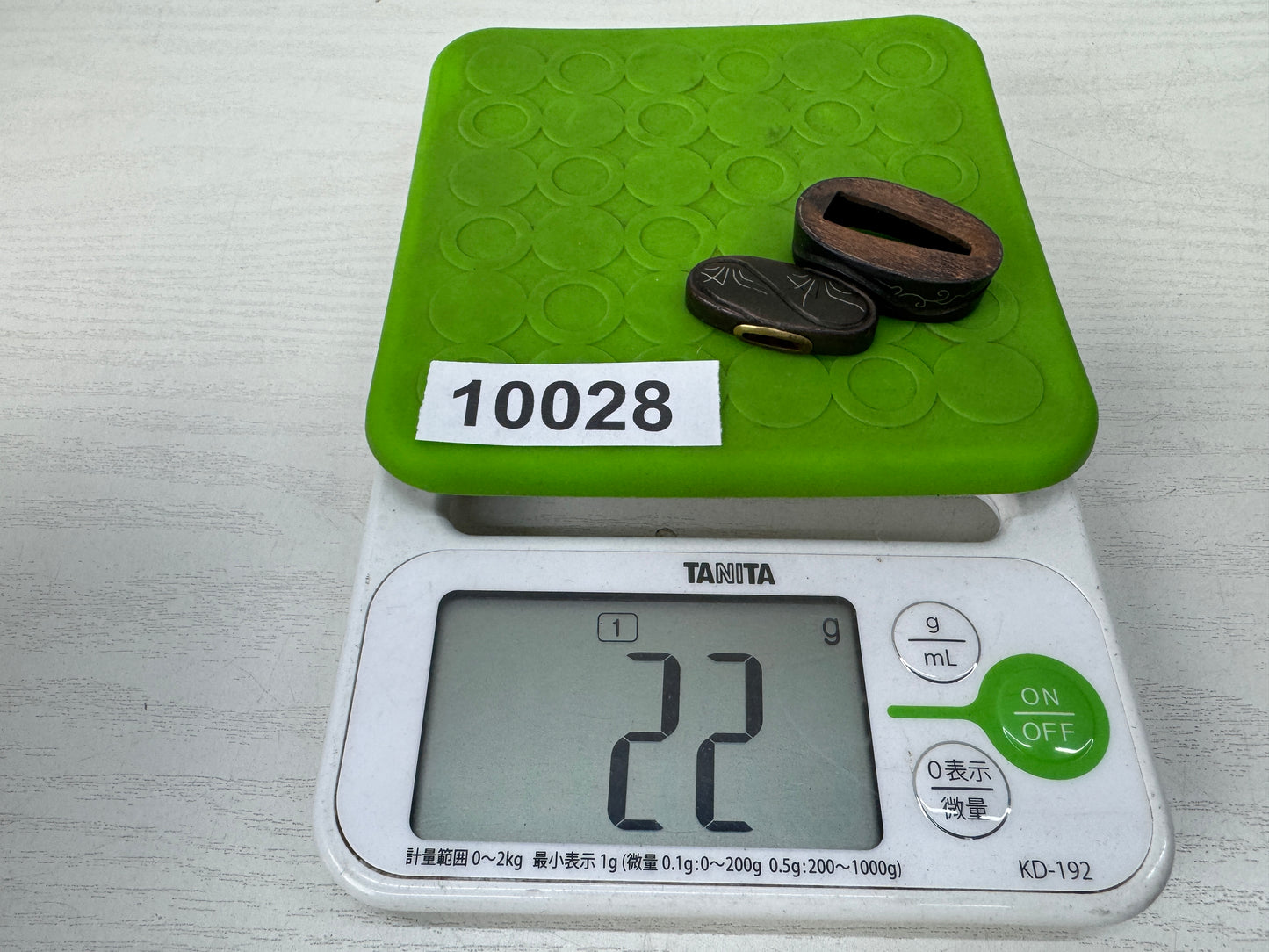 Y10028 FUCHIGASHIRA katana Japanese sword fitting Japan antique samurai koshirae