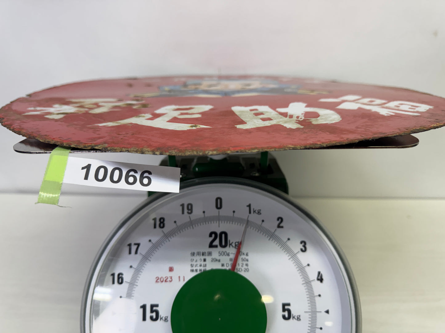 Y10066 SIGNBOARD Enamel sign Fukusuke Tabi socks Japan antique wall interior