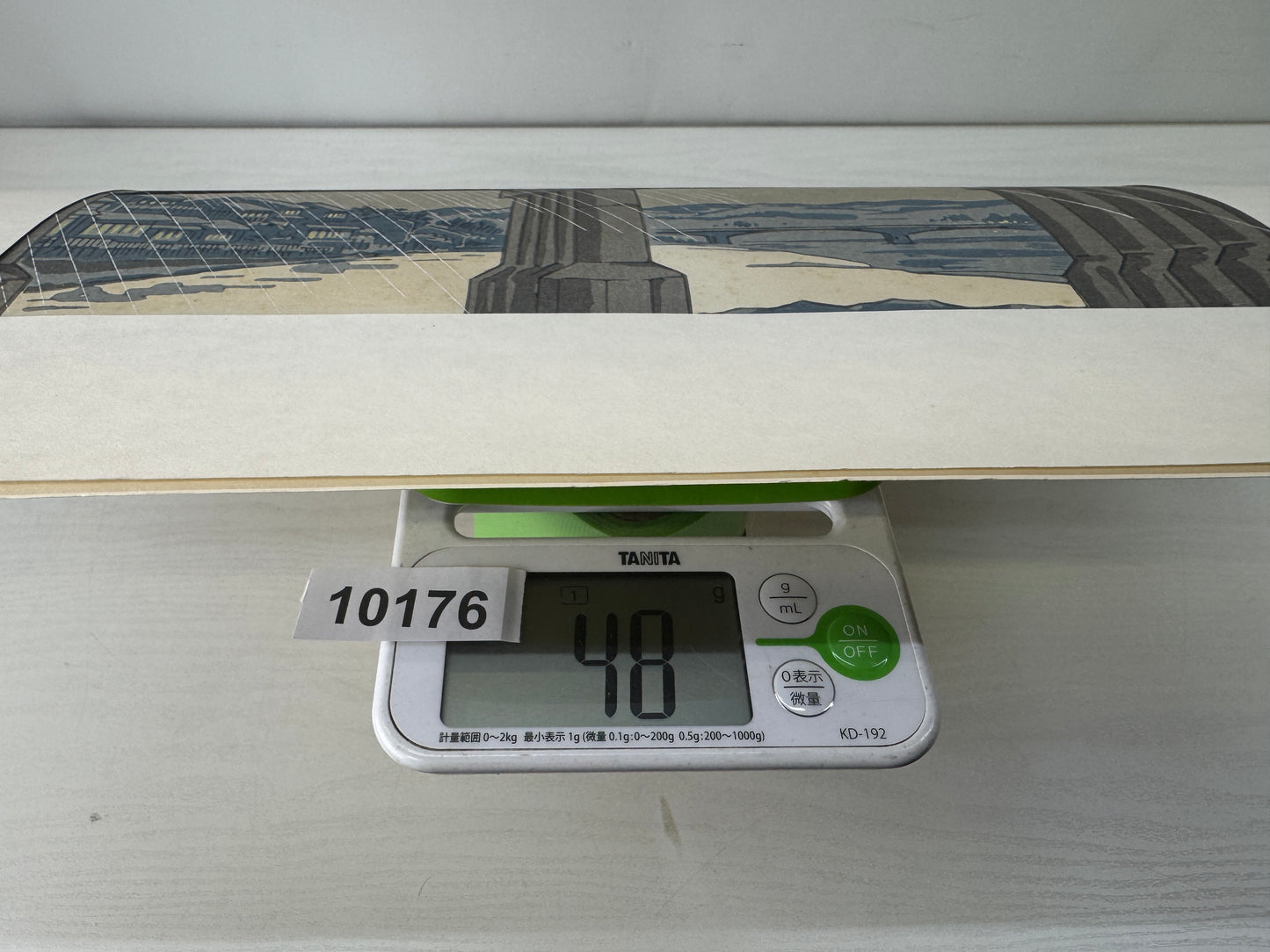 Y10176 WOODBLOCK PRINT Kyoto scenery signed Shin-hanga Japan Ukiyoe antique art