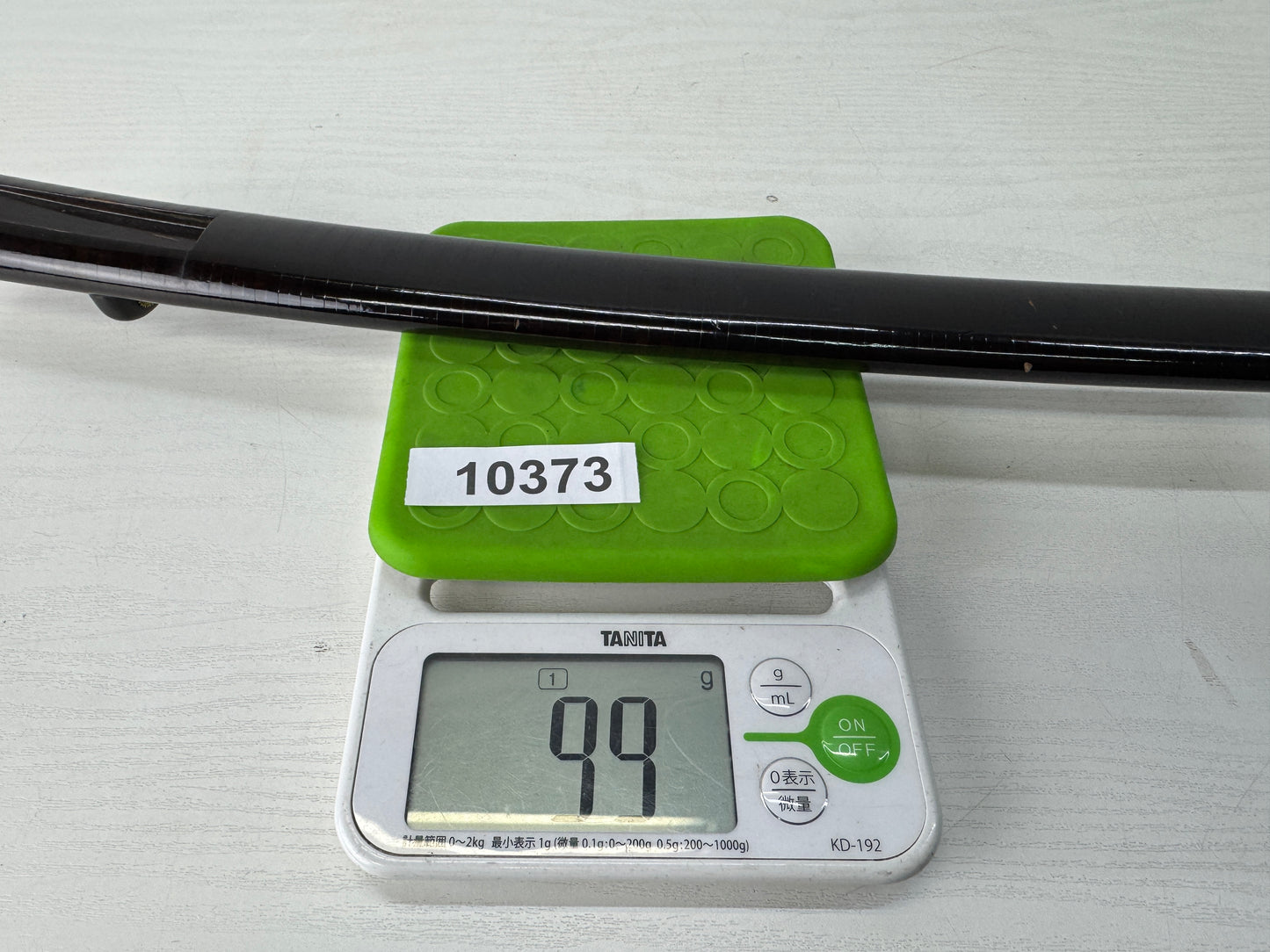 Y10373 SAYA black lacquer Wakizashi scabbard sheath Japan antique samurai katana