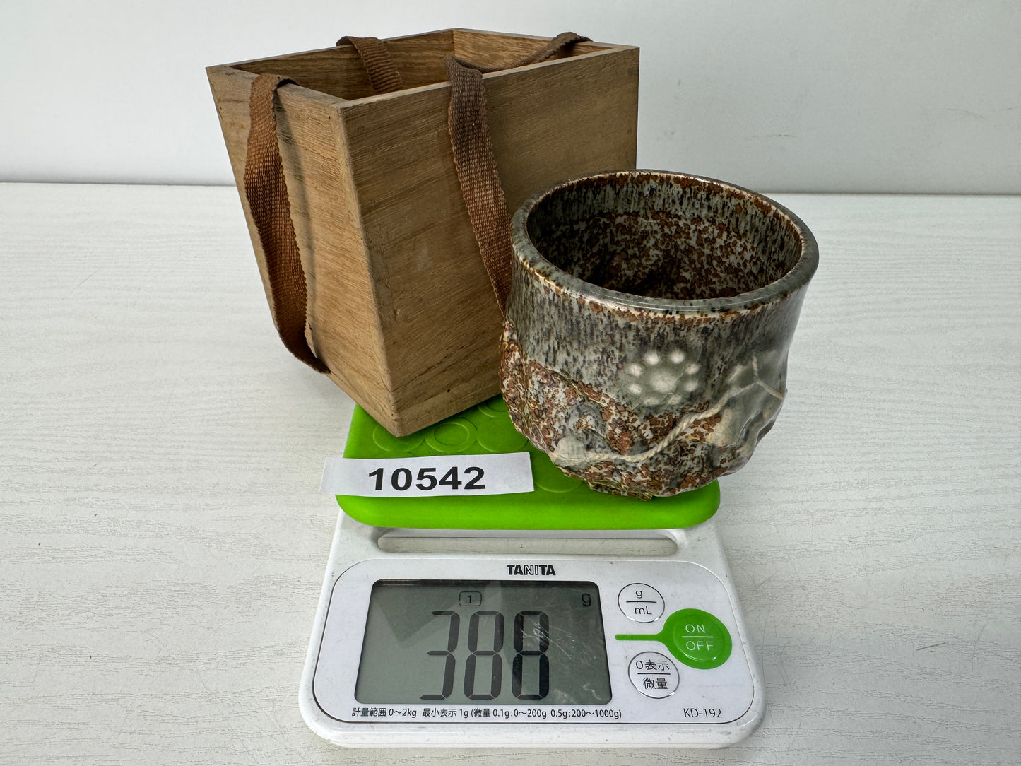 Y10542 YUNOMI Soma-ware Sencha tea cup Japan antique tableware period piece