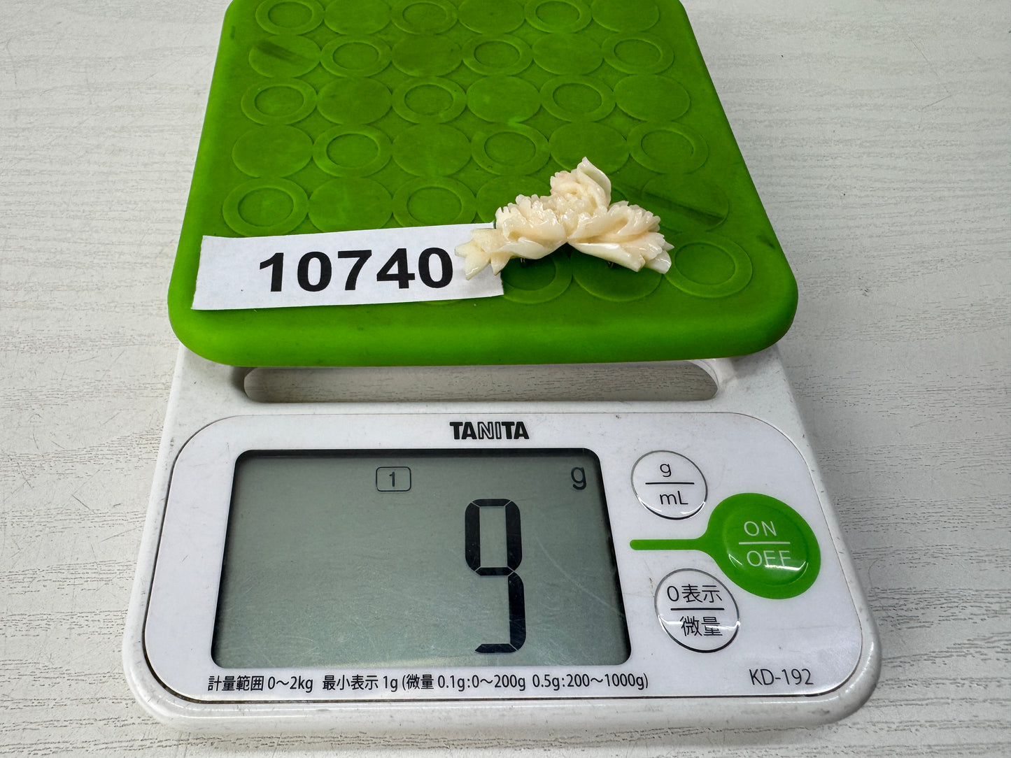 Y10740 OBIDOME Sash clip brooch Flower pattern Japan antique kimono accessory