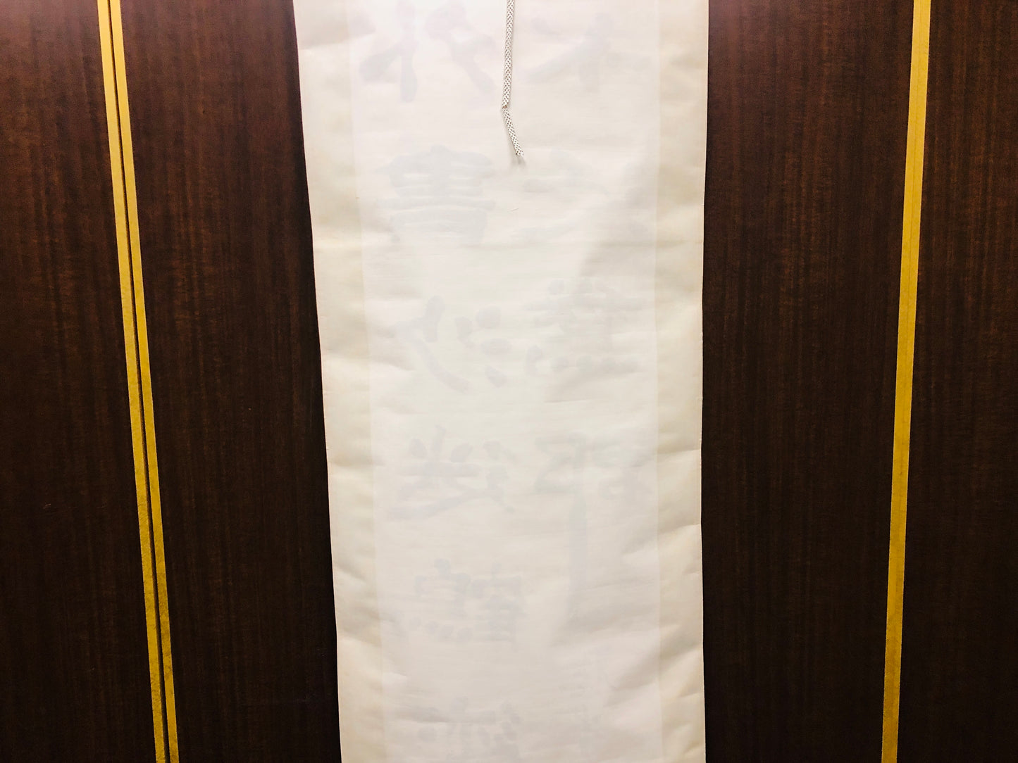 Y7126 KAKEJIKU penmanship calligraphy signed box Japan antique hanging scroll\