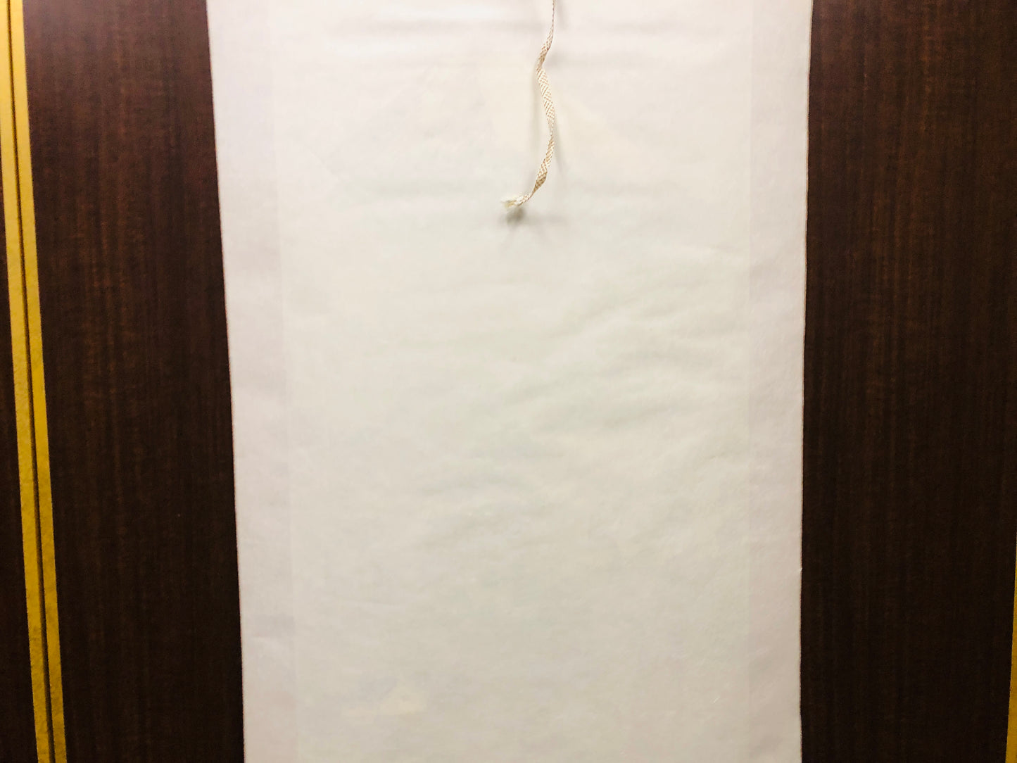 Y7128 KAKEJIKU Mt.Fuji 5 mokeys signed box Japan antique hanging scroll art