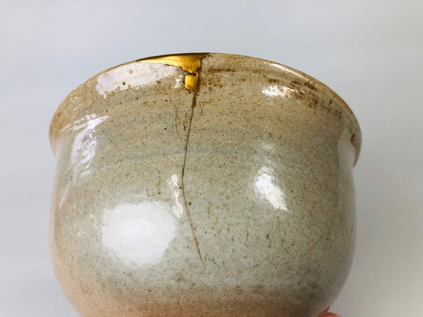 Y7154 CHAWAN Katade Goryeo bowl kintsugi box Korea antique tea ceremony pottery