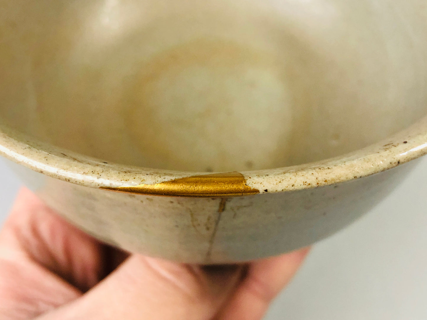 Y7154 CHAWAN Katade Goryeo bowl kintsugi box Korea antique tea ceremony pottery