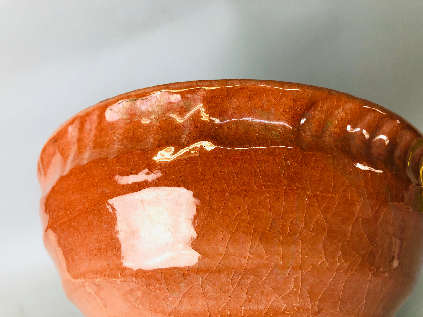 Y7199 CHAWAN Raku-ware gold silver bowl signed box Japan antique tea ceremony
