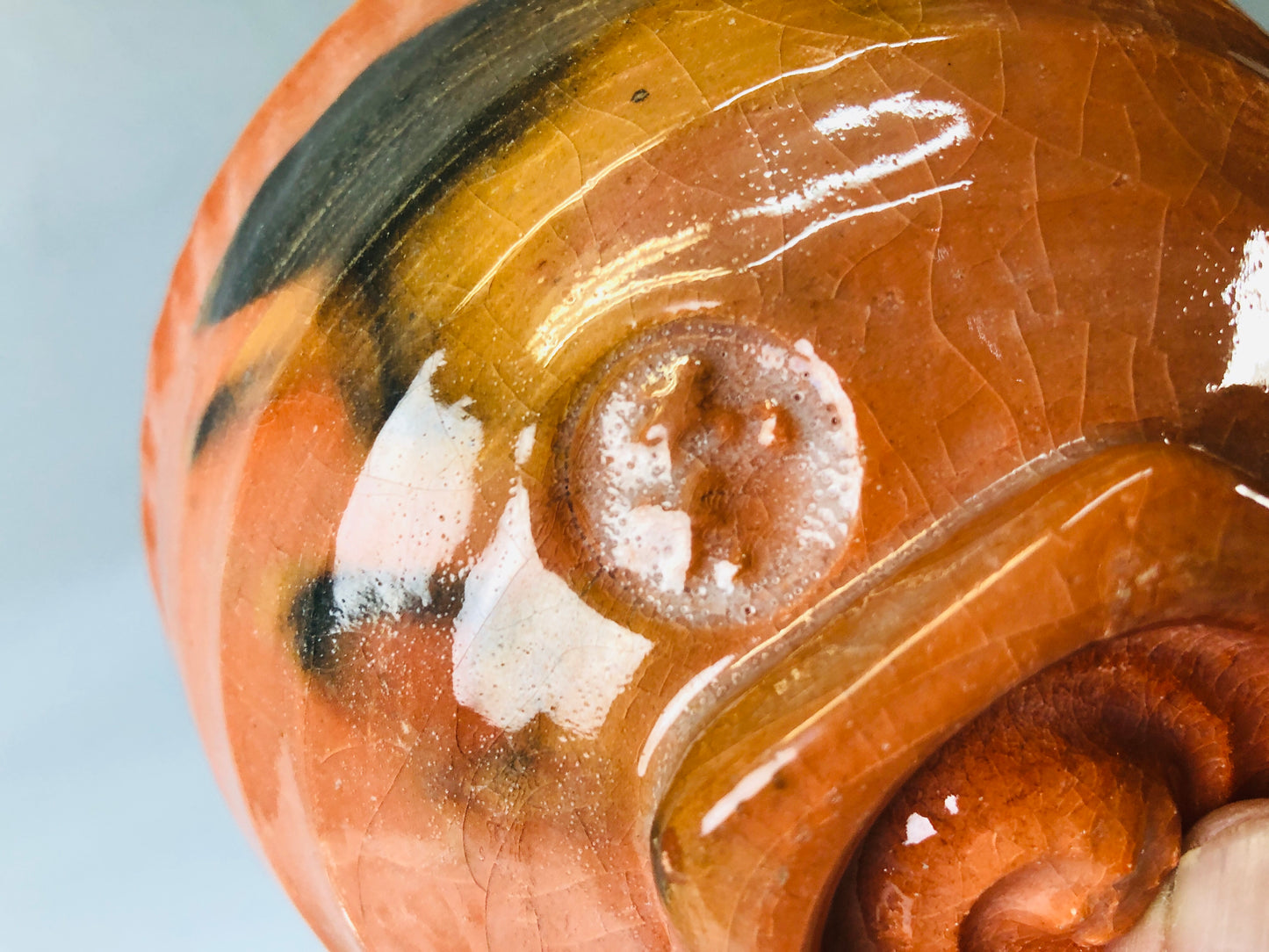 Y7199 CHAWAN Raku-ware gold silver bowl signed box Japan antique tea ceremony