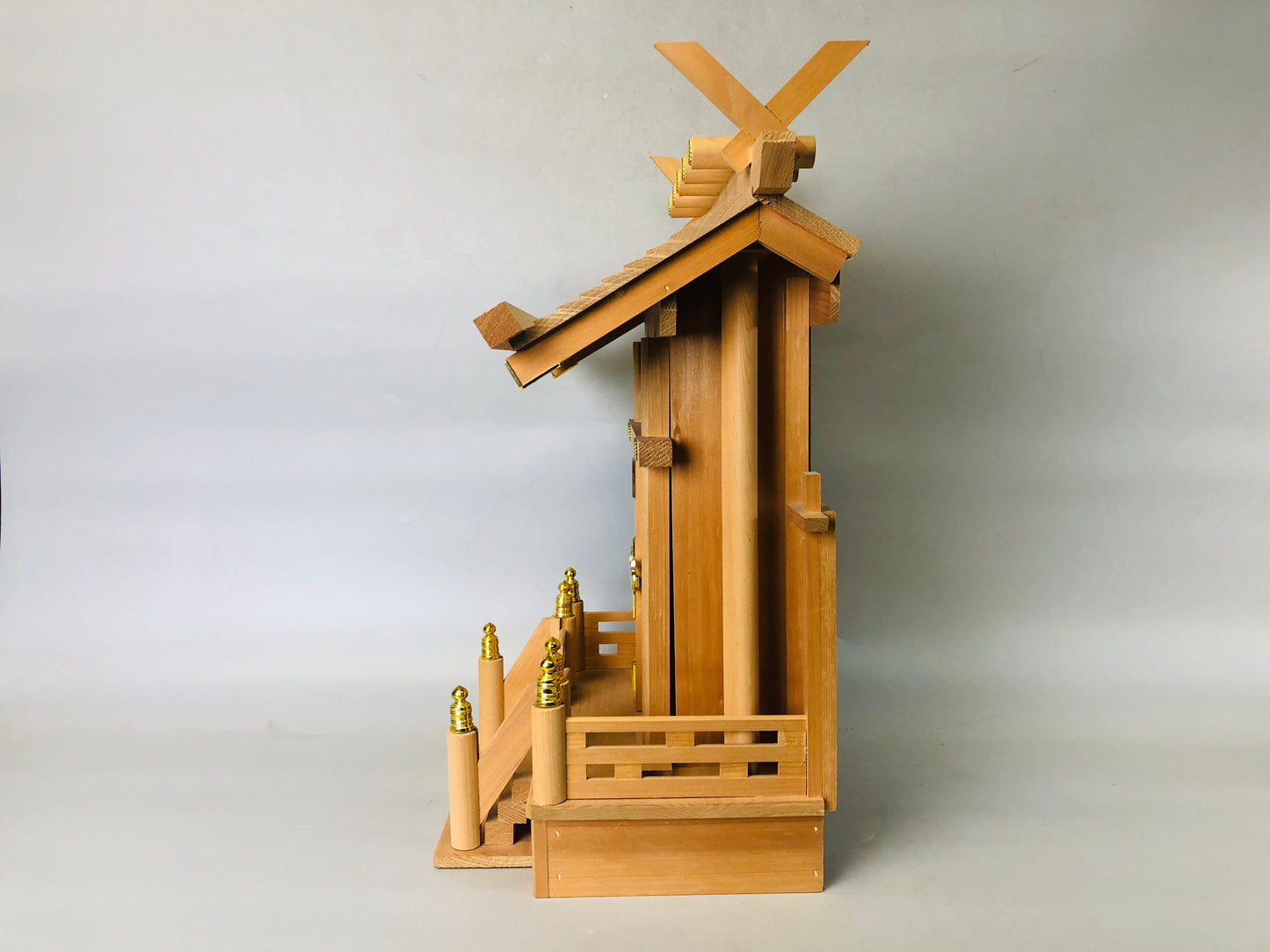 Y7216 KAMIDANA wood Shinto altar Japanese house Japan antique Buddhism Buddhist
