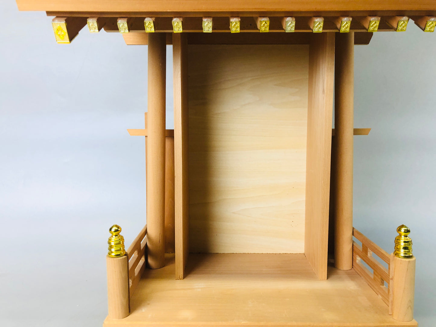 Y7216 KAMIDANA wood Shinto altar Japanese house Japan antique Buddhism Buddhist