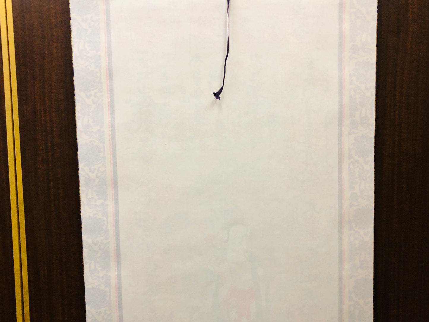 Y7279 KAKEJIKU Buddhist painting signed Japan antique hanging scroll art decor