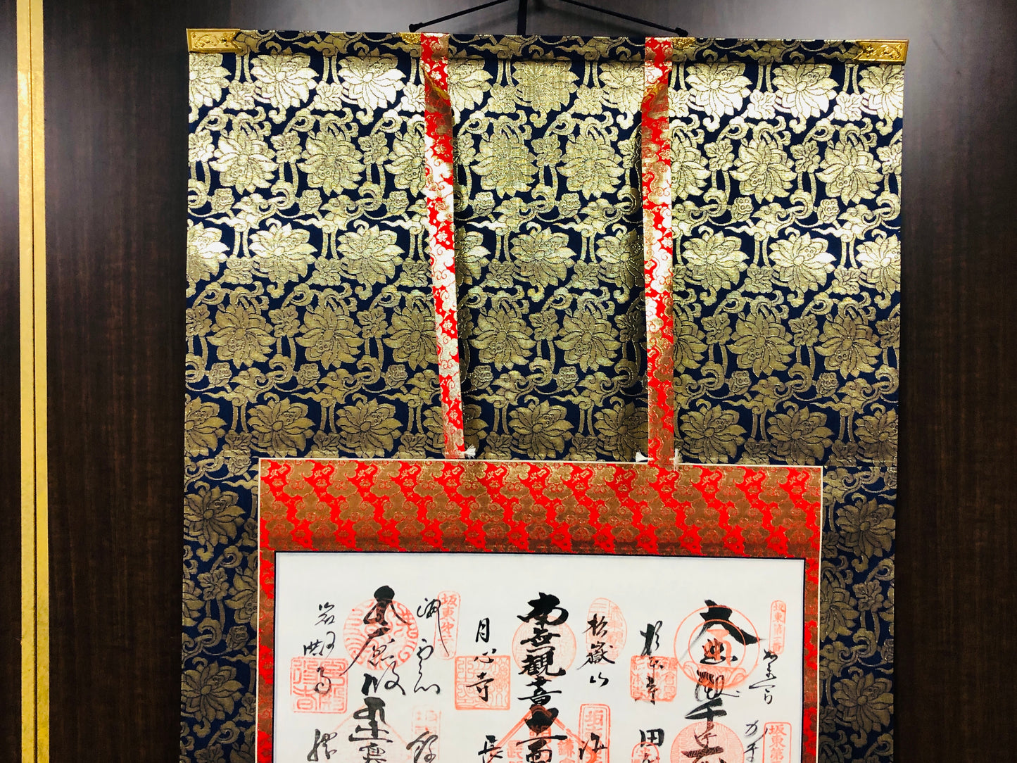 Y7279 KAKEJIKU Buddhist painting signed Japan antique hanging scroll art decor