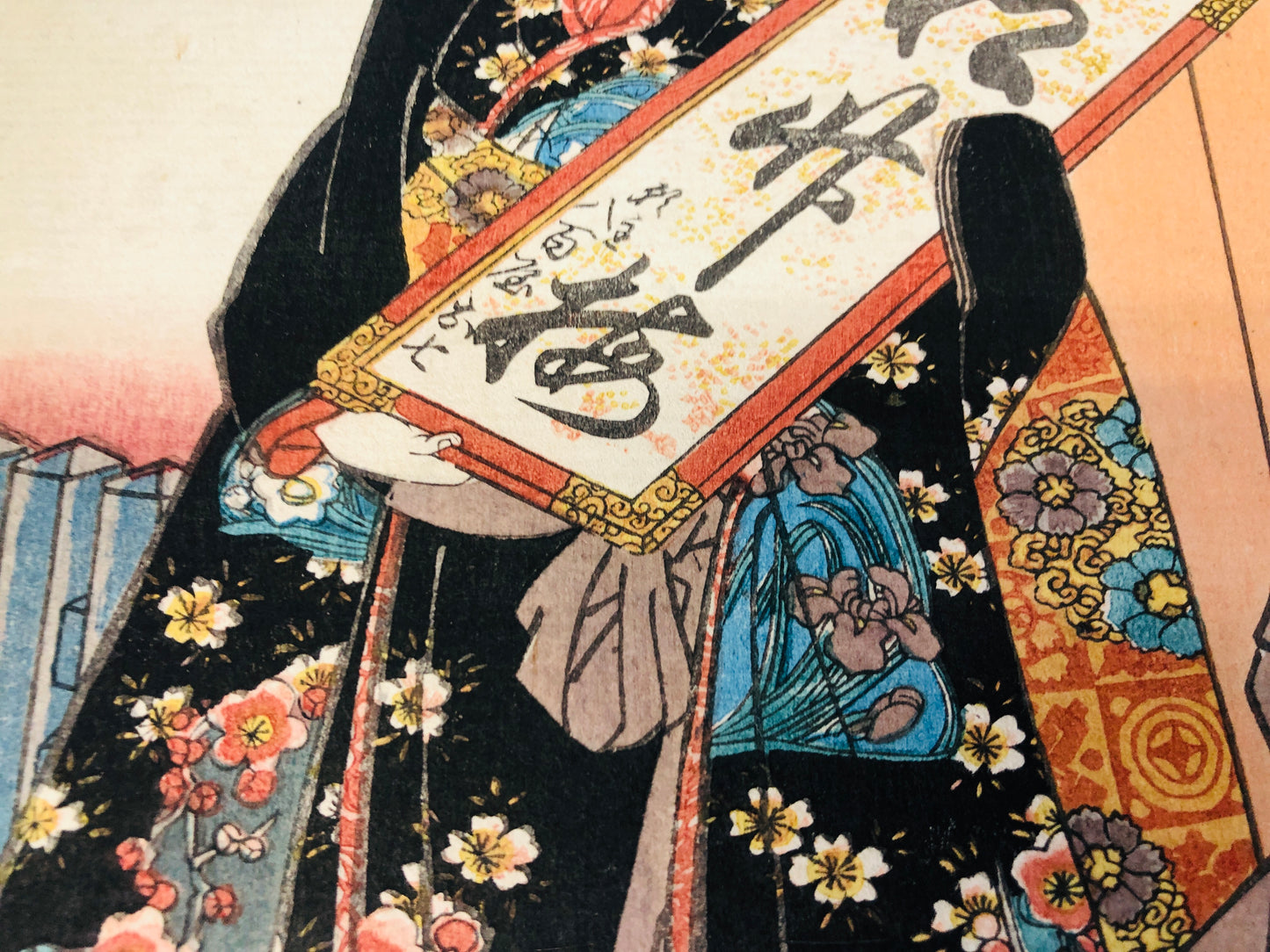 Y7315 WOODBLOCK PRINT Kuniyoshi Kiso Kaido 69 Nagakubo Japan Ukiyoe art antique