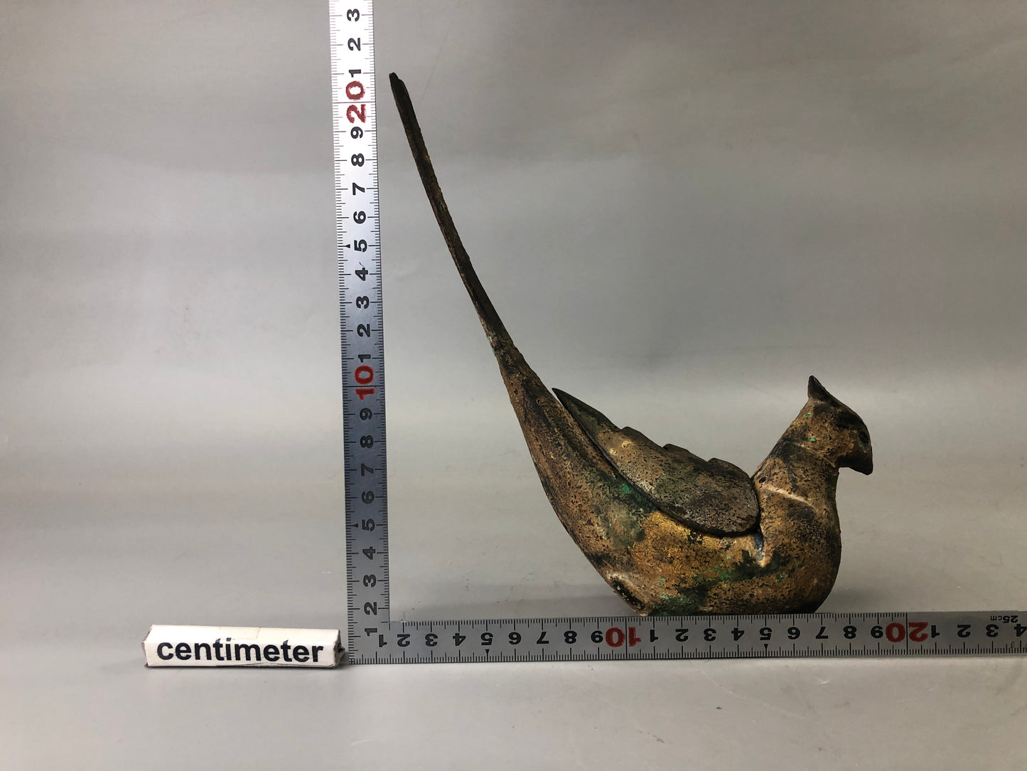Y7332 KOURO metal bird Japan antique fragrance aroma incense burner aromatherapy