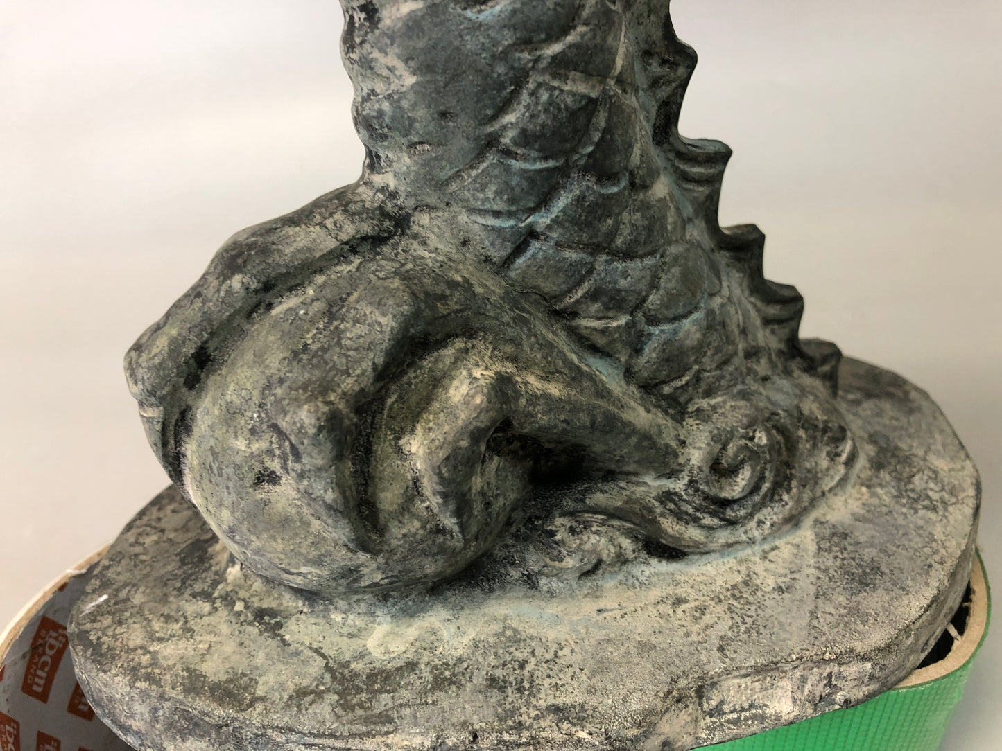 Y7339 Buddhist Altar Equipment hand washing sink dragon faucet Japan antique