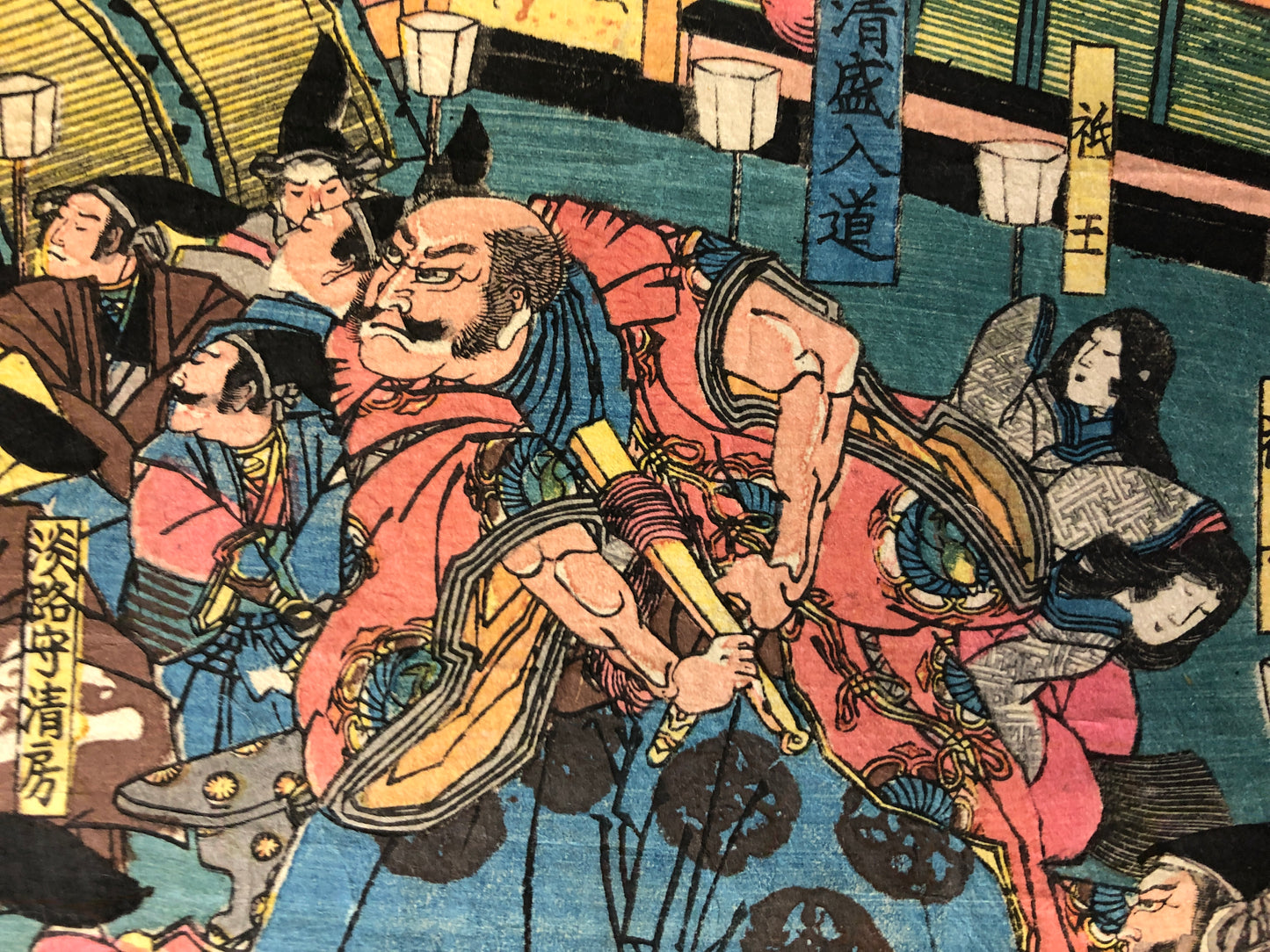 Y7340 WOODBLOCK PRINT Katsushika Hokui ghost yokai triptych Japan Ukiyoe antique