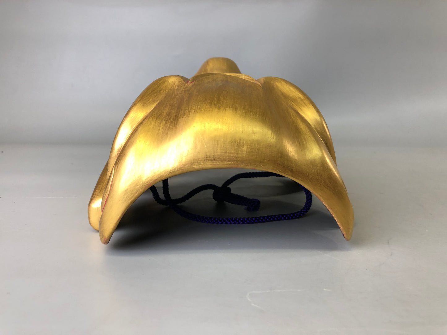 Y7388 NOH MASK Shishiguchi signed bag Japan antique traditional dance drama omen