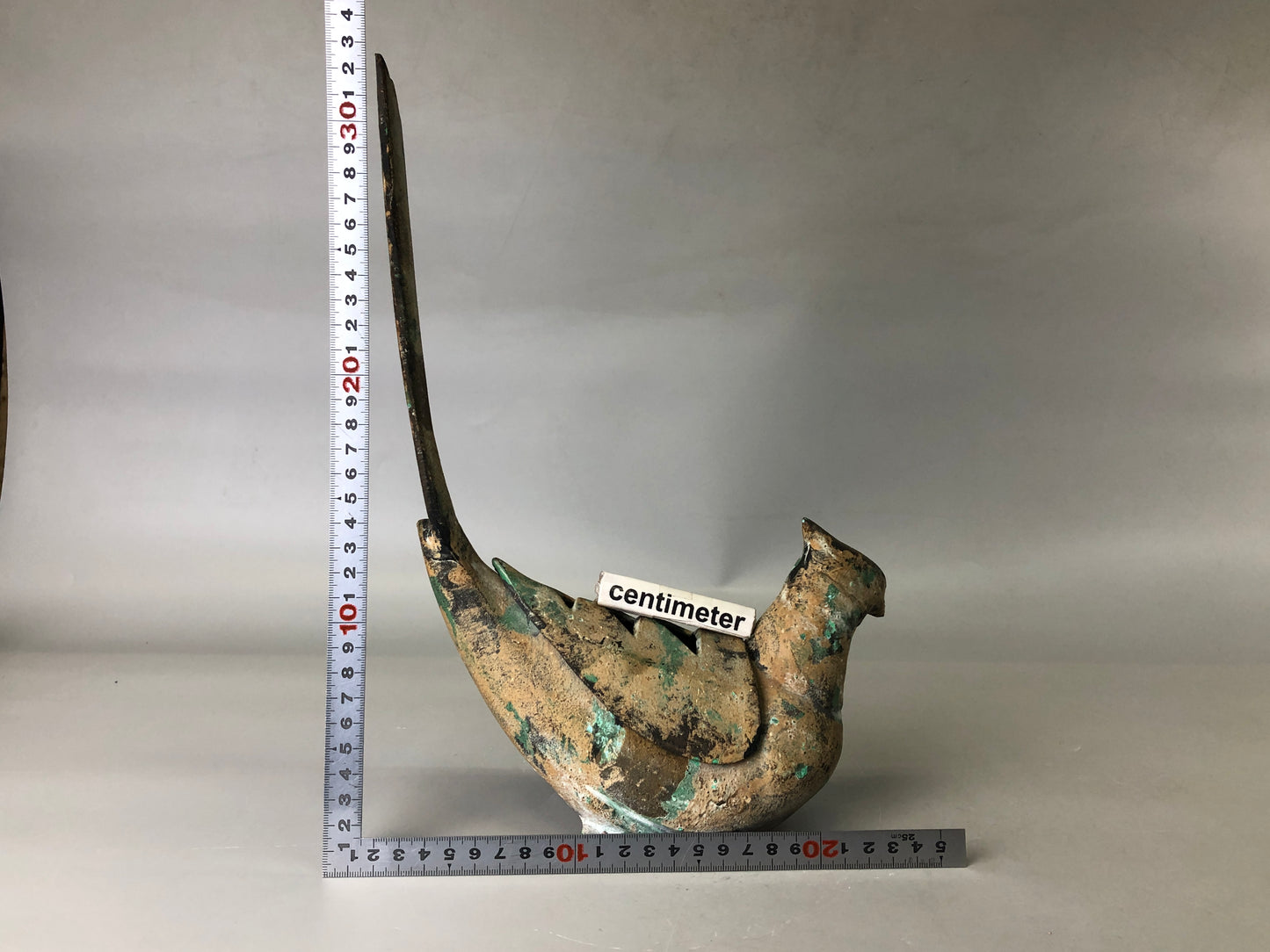 Y7394 KOURO metal Bird Japan antique fragrance aroma incense burner aromatherapy