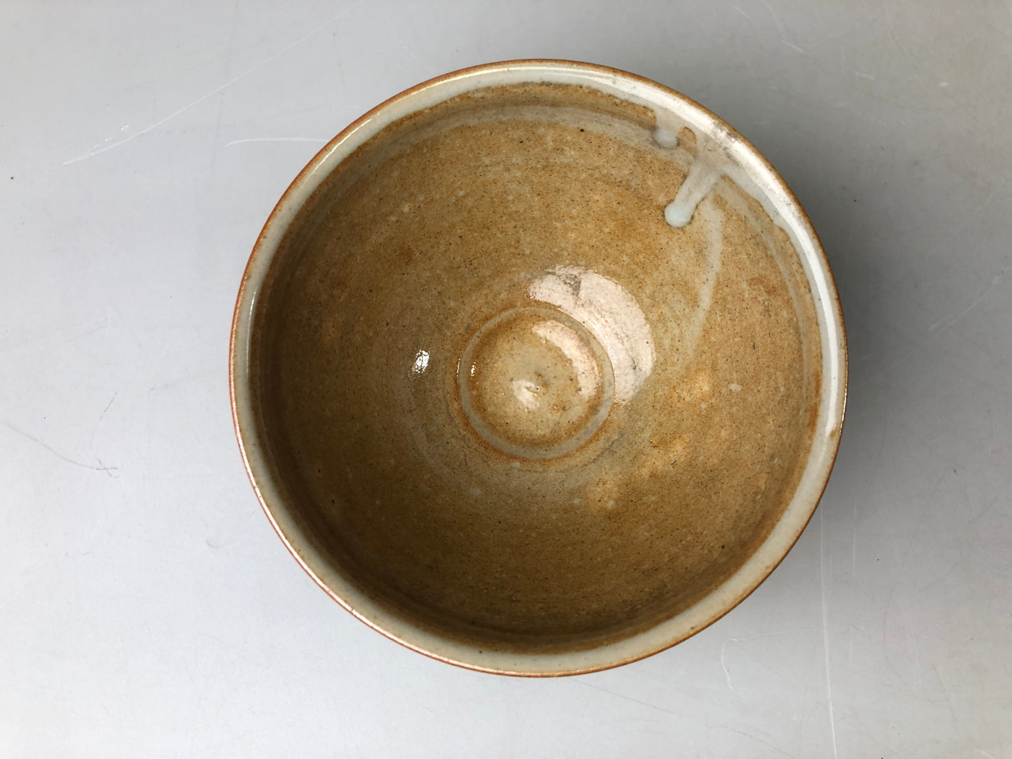Y7470 CHAWAN Yosamu-ware Tenmoku bowl signed Japan antique tea ceremony pottery