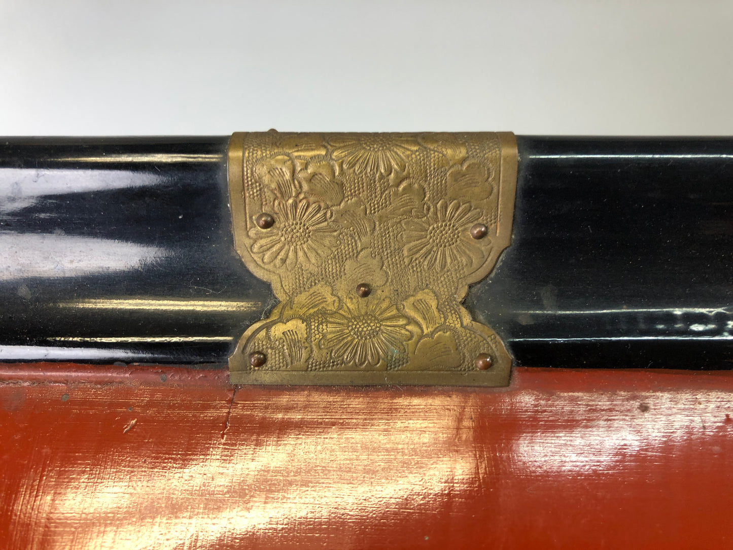 Y7471 Buddhist Altar Equipment sutra reading desk table Japan antique Buddhism