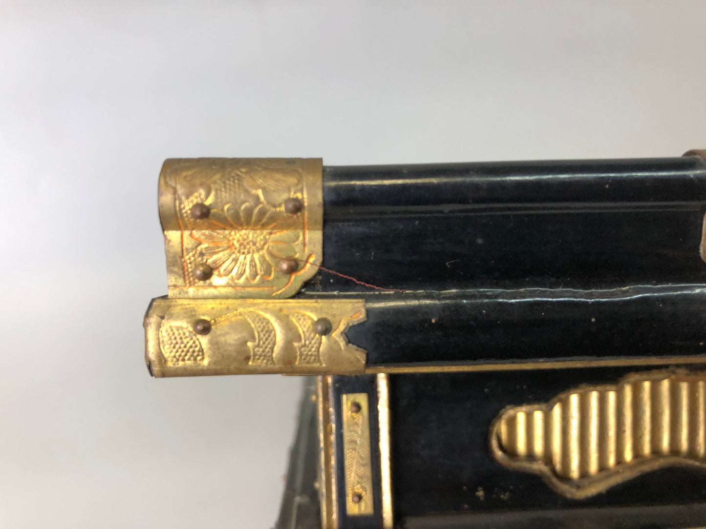 Y7471 Buddhist Altar Equipment sutra reading desk table Japan antique Buddhism