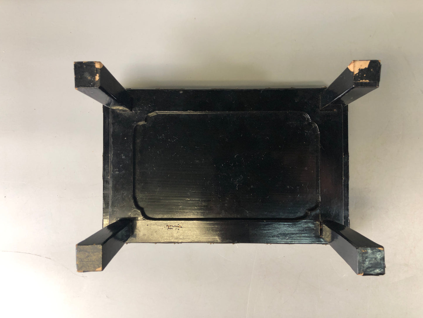 Y7471 Buddhist Altar Equipment sutra reading desk table Japan antique Buddhism