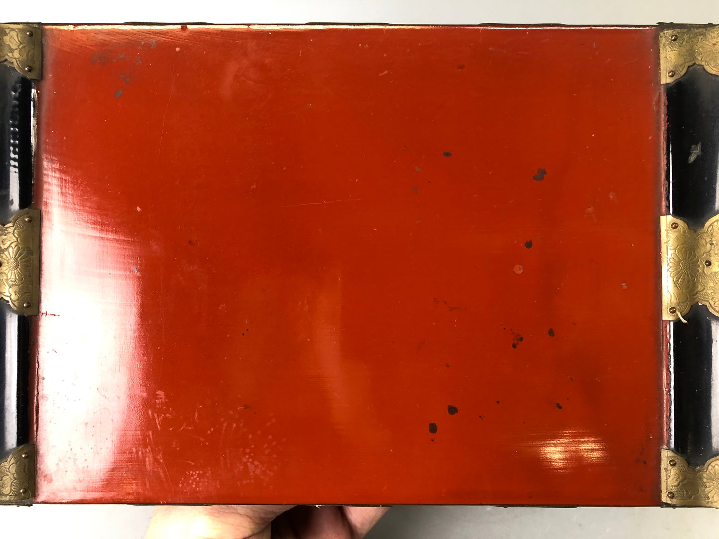 Y7471 Buddhist Altar Equipment sutra reading desk table Japan antique Buddhism