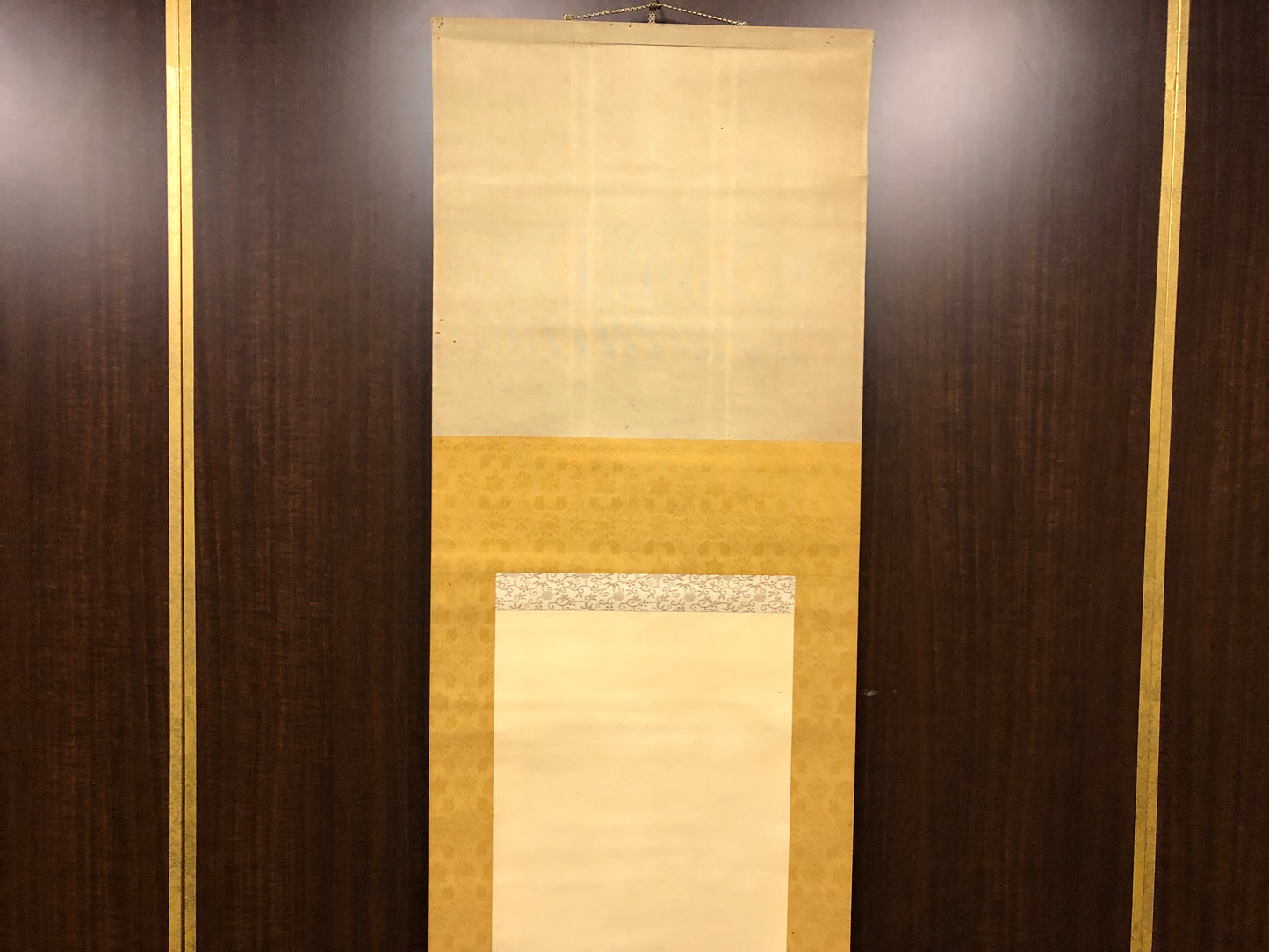 Y7518 KAKEJIKU Seven Lucky Gods signed Japan antique hanging scroll art decor