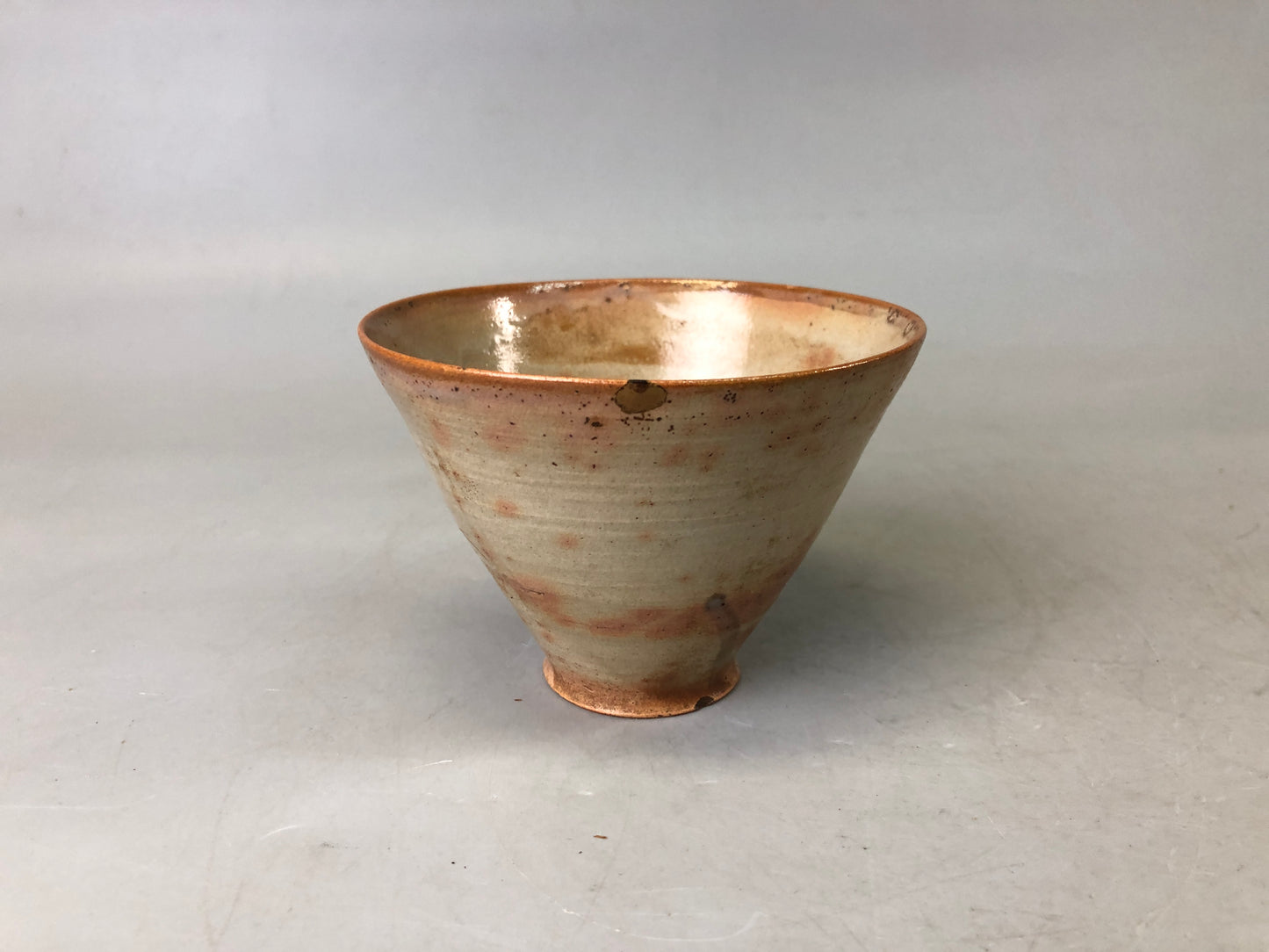 Y7545 CHAWAN Gohon bowl kintsugi Japan antique tea ceremony pottery tableware