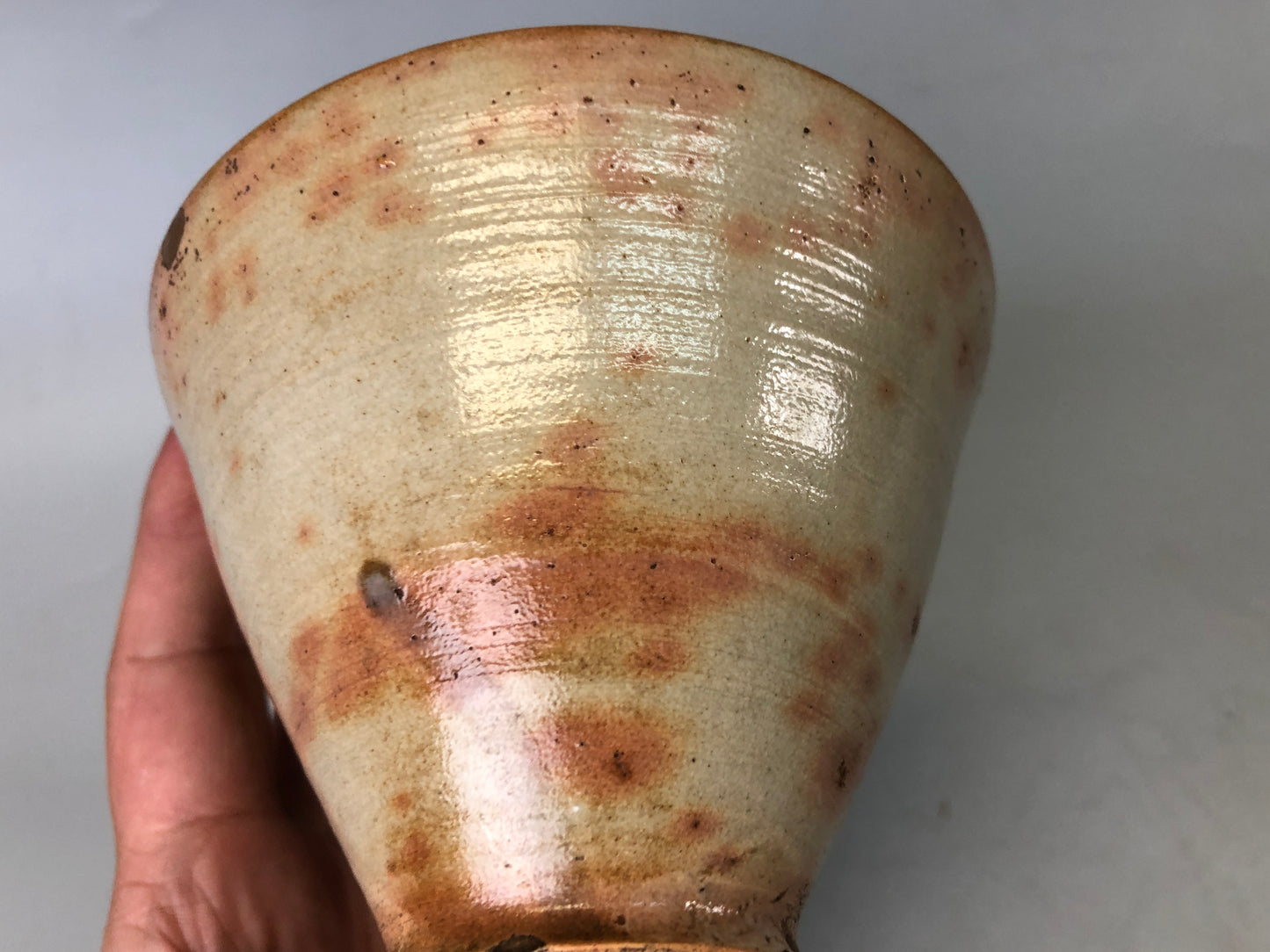 Y7545 CHAWAN Gohon bowl kintsugi Japan antique tea ceremony pottery tableware