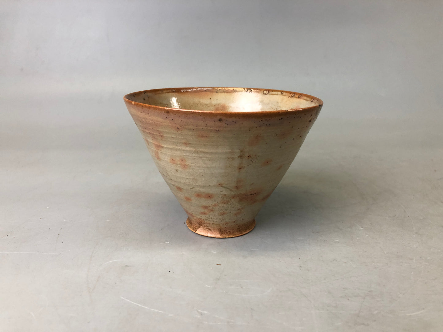 Y7545 CHAWAN Gohon bowl kintsugi Japan antique tea ceremony pottery tableware
