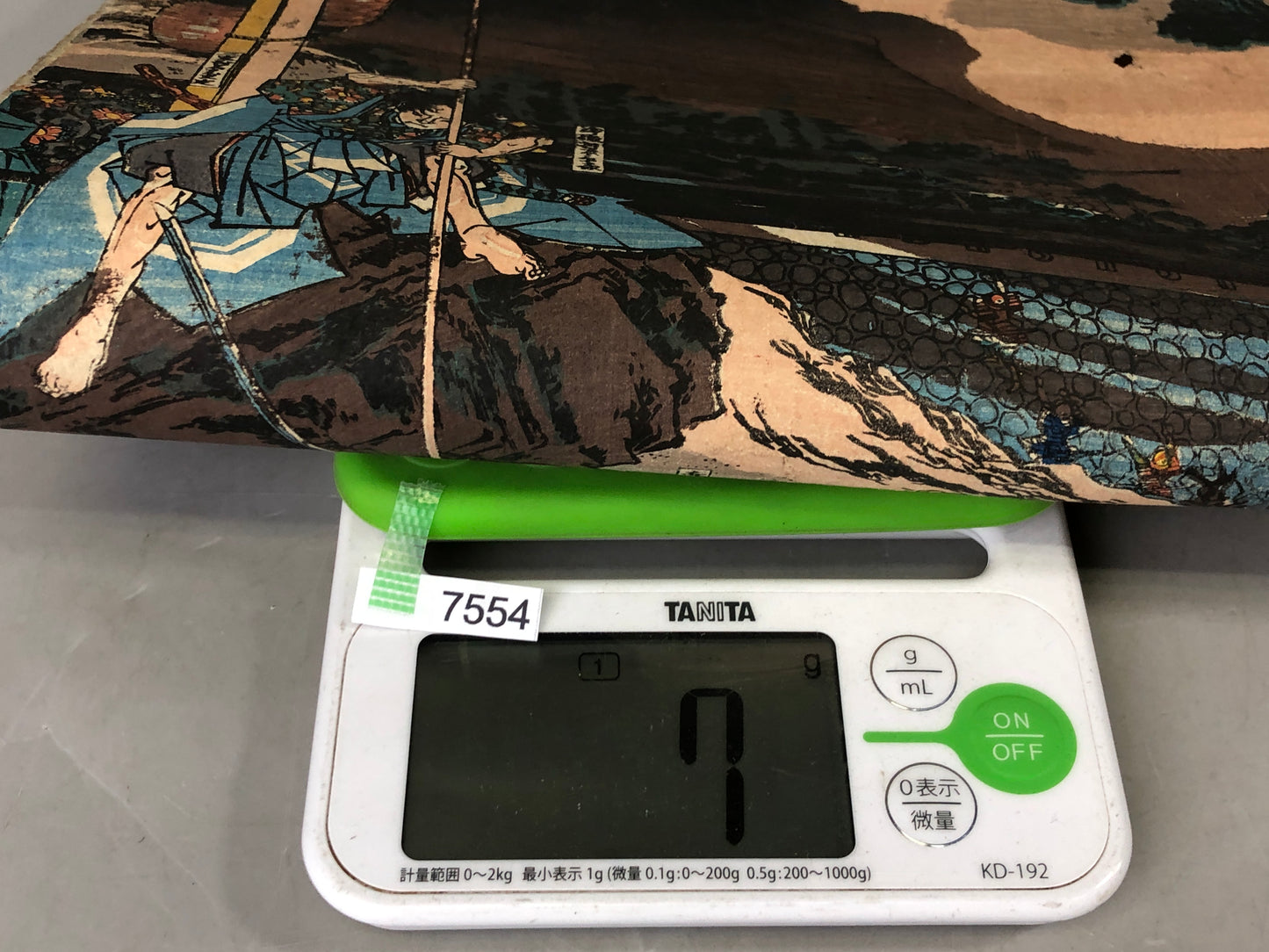 Y7554 WOODBLOCK PRINT Kuniyoshi samurai bushi battle Japan Ukiyoe antique art