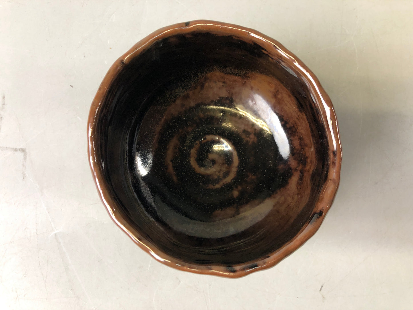 Y7575 CHAWAN Seto-ware Koseto bowl signed box Japan antique tea ceremony pottery