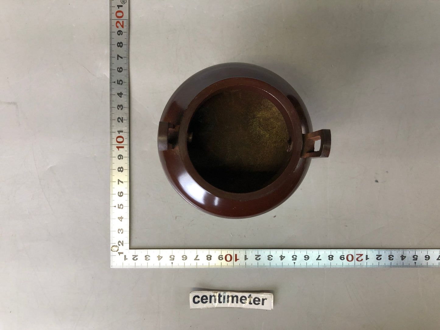 Y7608 KOURO metal box Japan antique fragrance aroma incense burner aromatherapy