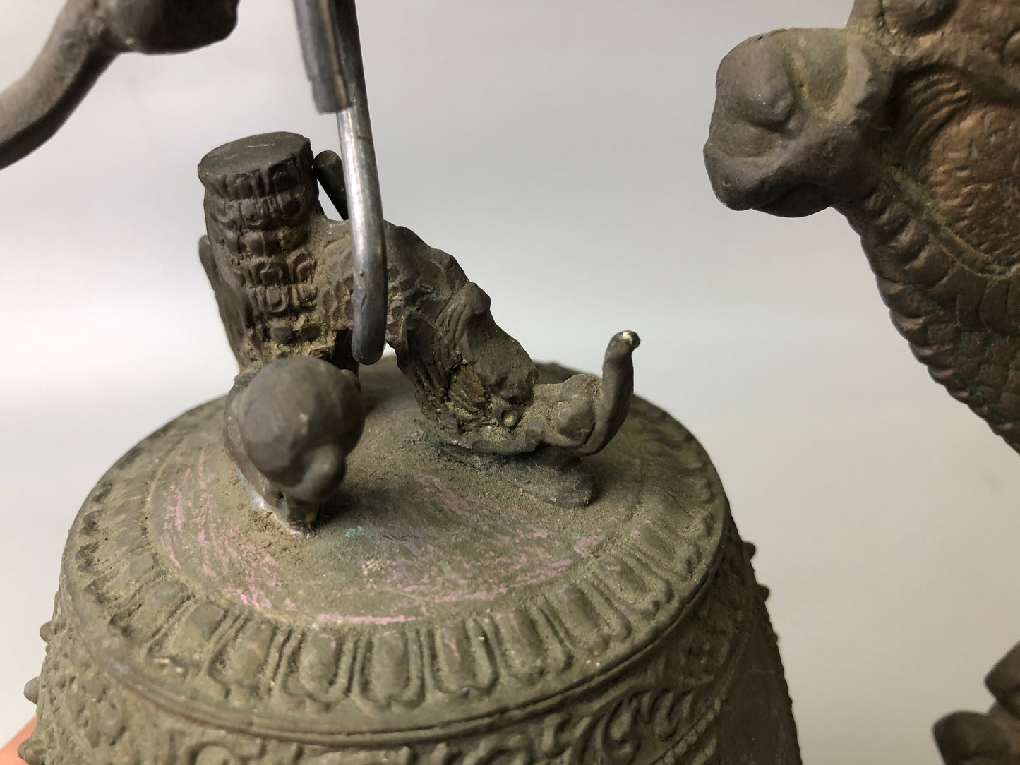 Y7634 Buddhist Altar Equipment Metal Small Bell Japan Buddhism antique vintage