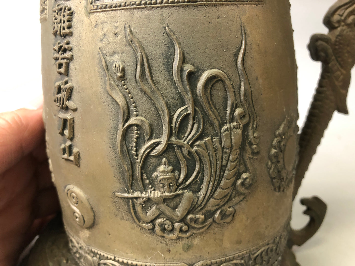 Y7634 Buddhist Altar Equipment Metal Small Bell Japan Buddhism antique vintage