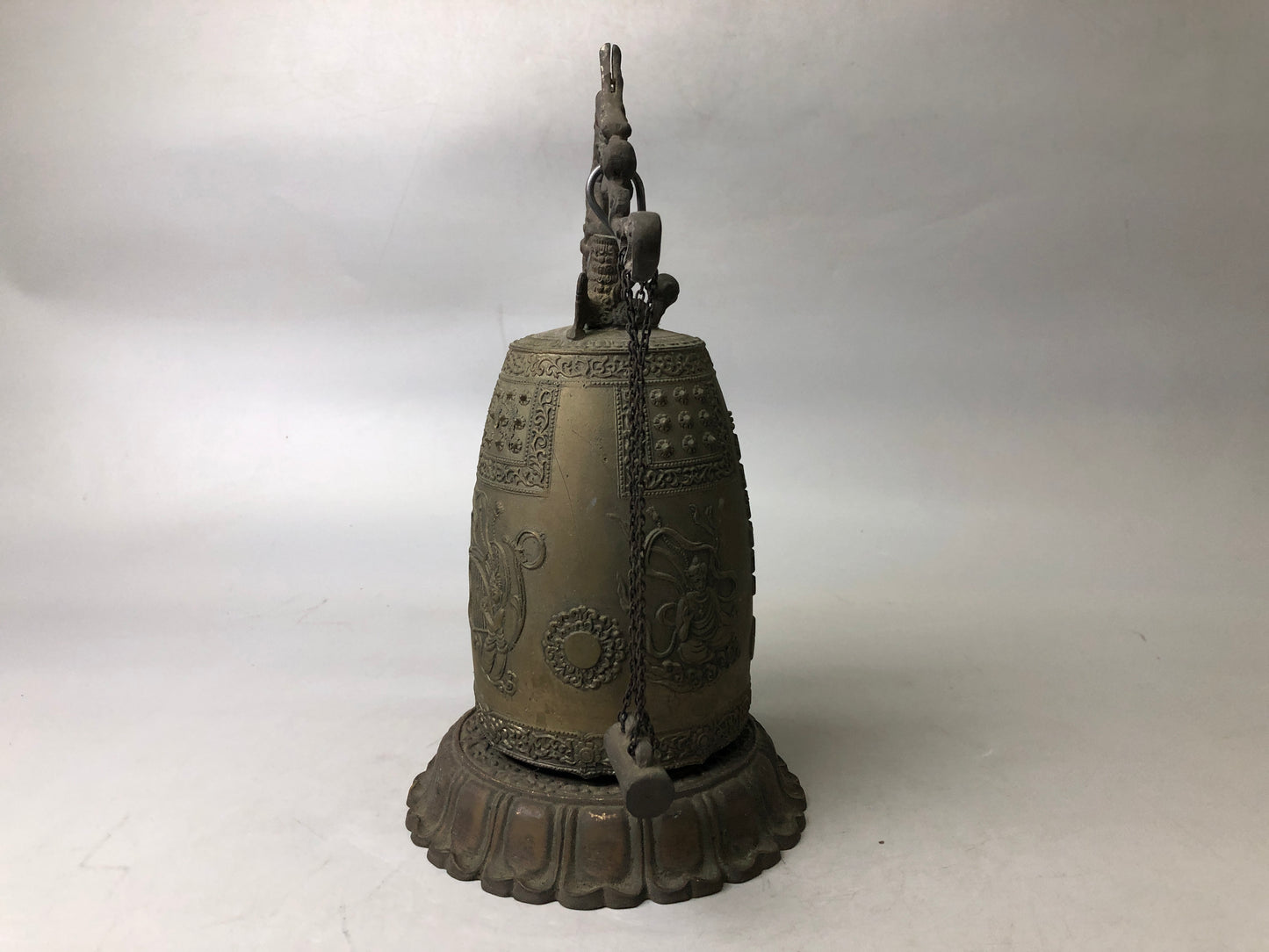 Y7634 Buddhist Altar Equipment Metal Small Bell Japan Buddhism antique vintage