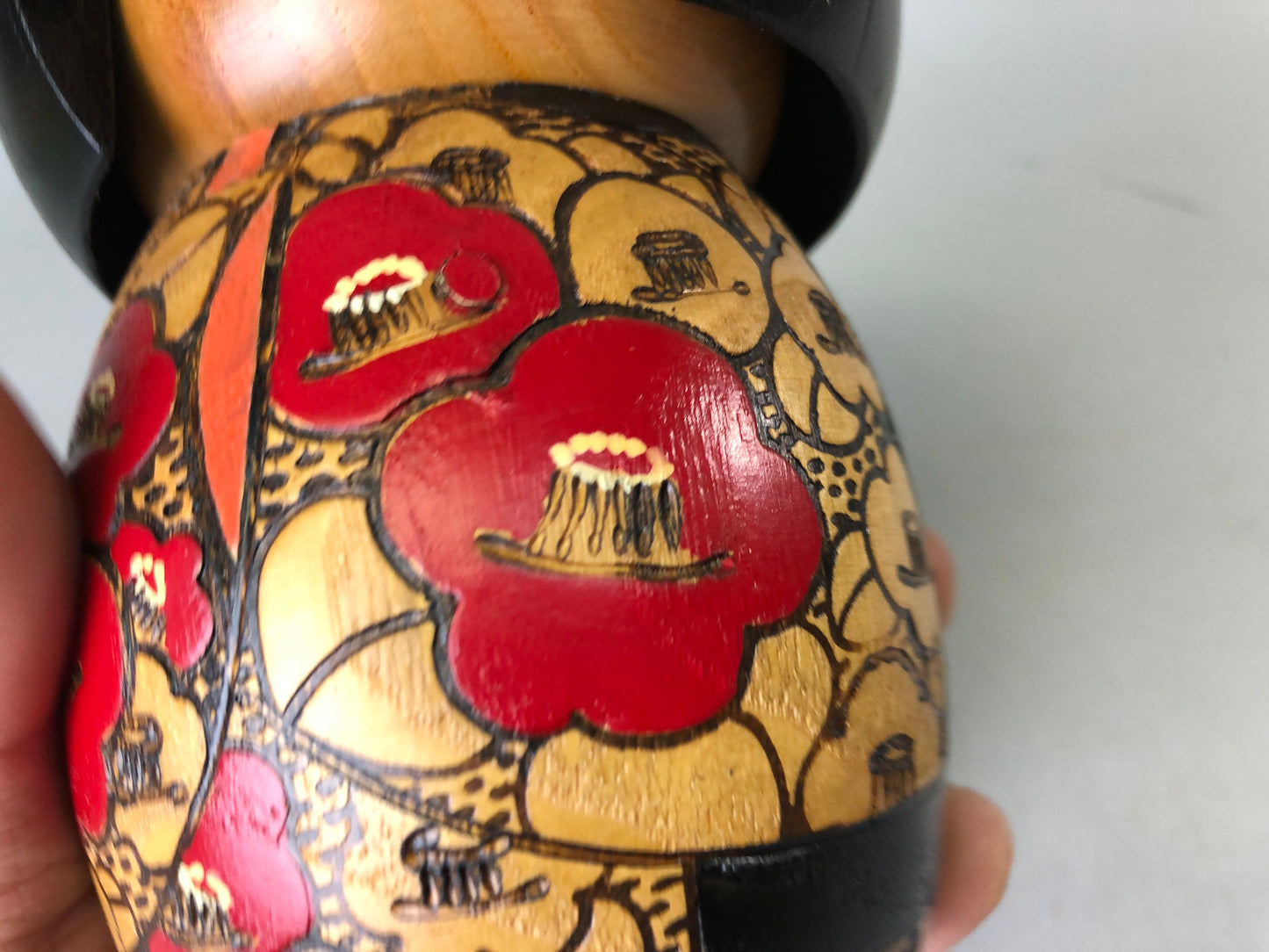 Y7646 NINGYO modern Kokeshi doll signed Japan vintage figure figurine interior