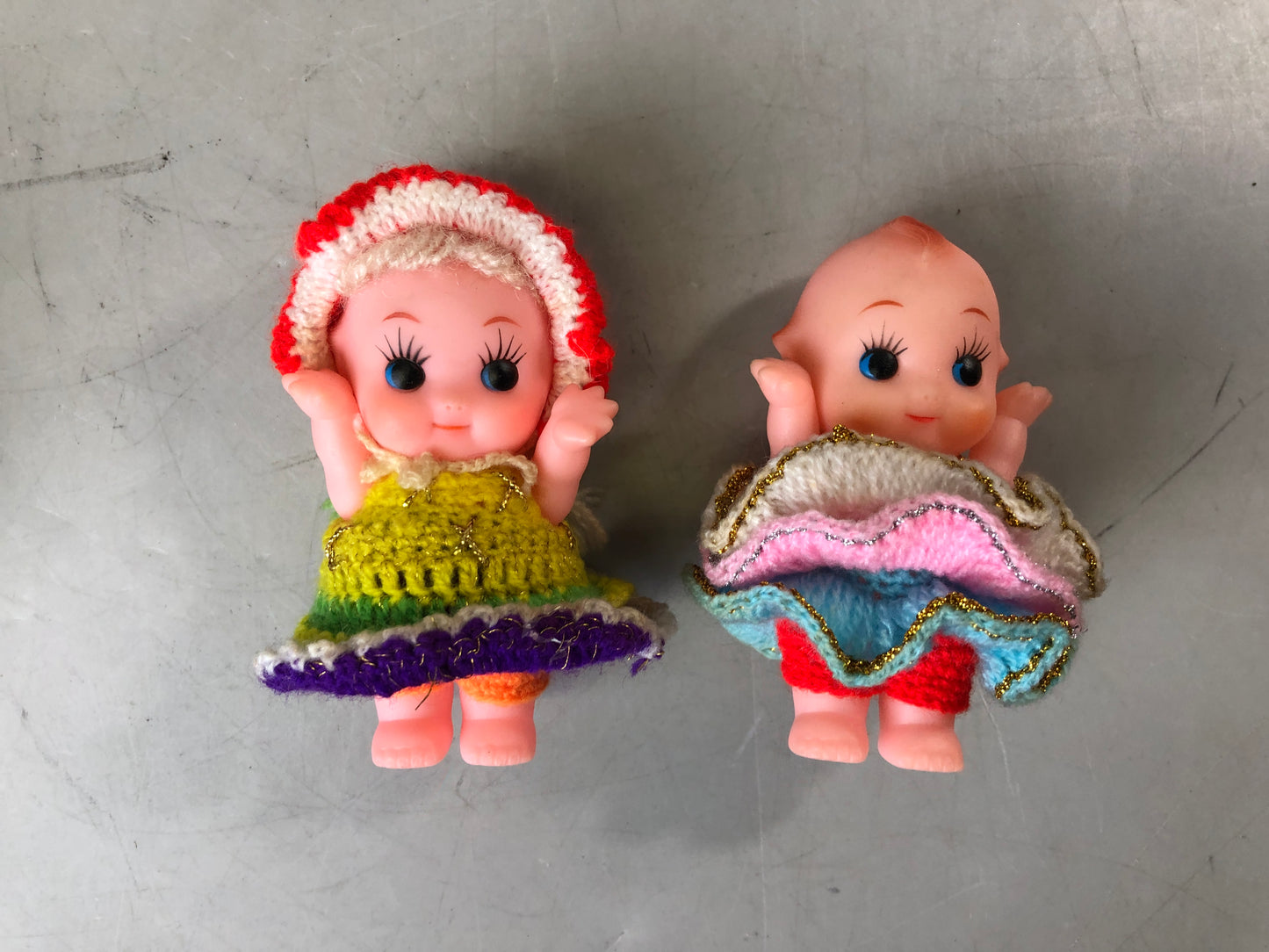 Y7657 NINGYO Kewpie soft vinyl doll set of 5 Showa retro Japan antique figurine