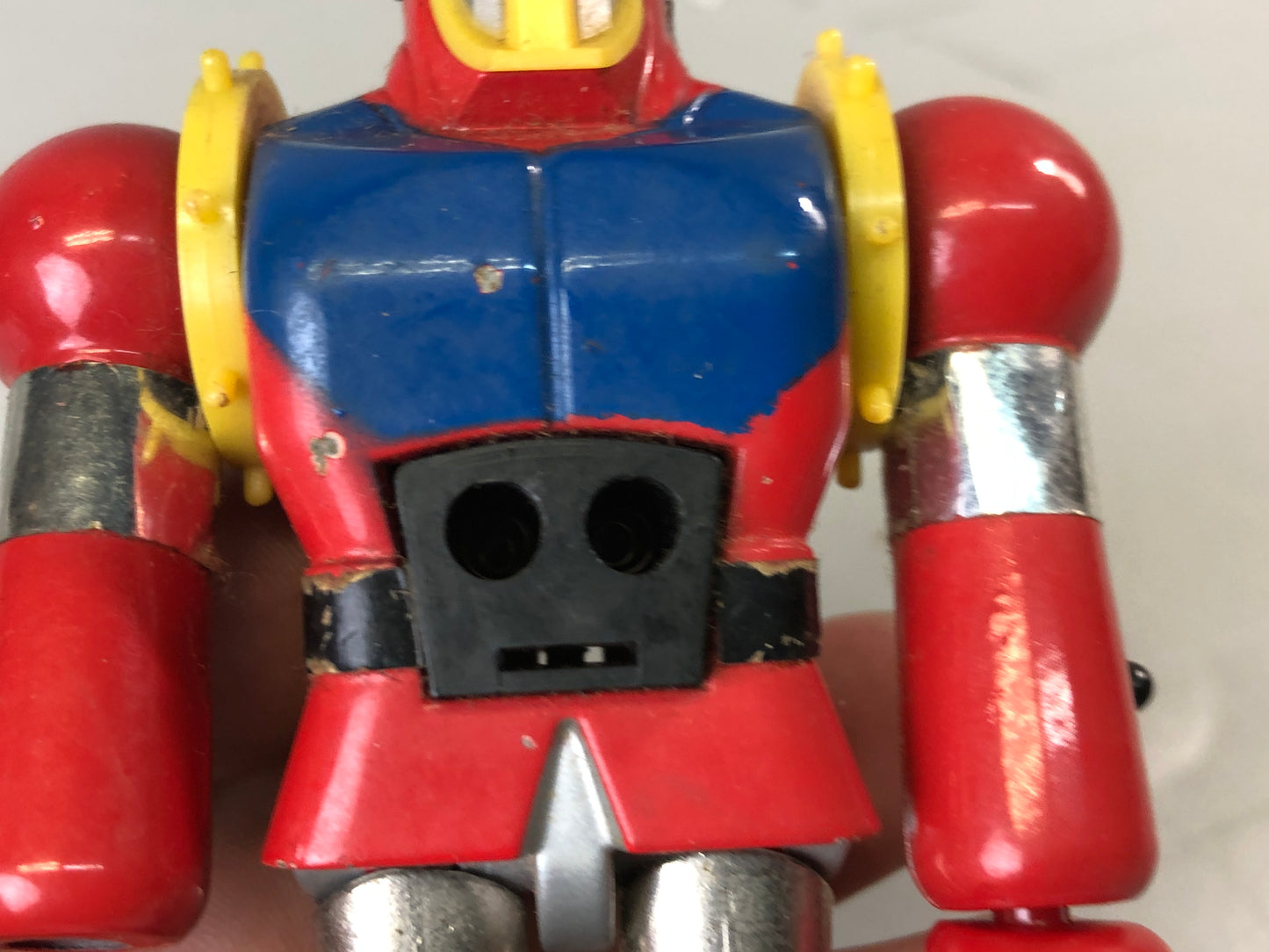 Y7662 CHOGOKIN Blocker IV Bosspalder Takemi robot action figure Japan vintage