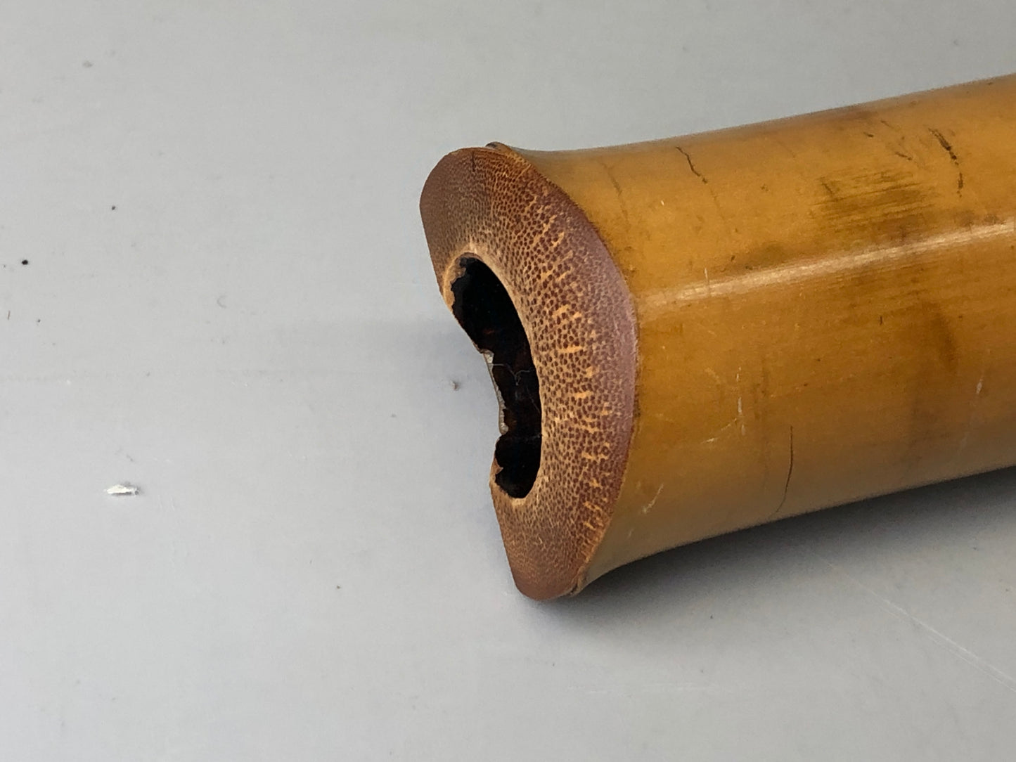 Y7707 SHAKUHACHI bamboo flute Kinko style signed Japan antique traditional music