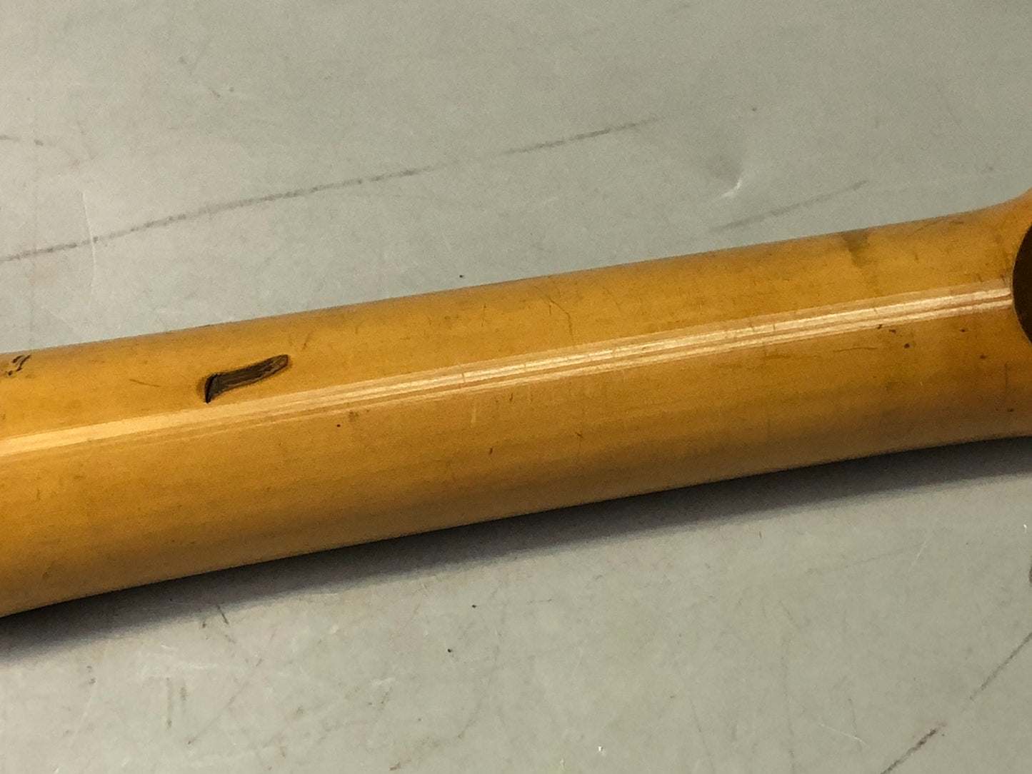 Y7707 SHAKUHACHI bamboo flute Kinko style signed Japan antique traditional music