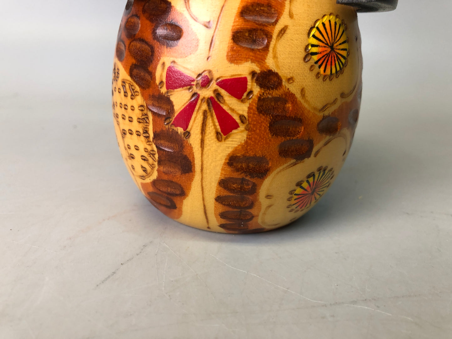 Y7728 NINGYO modern Kokeshi doll signed box Japan vintage figurine interior