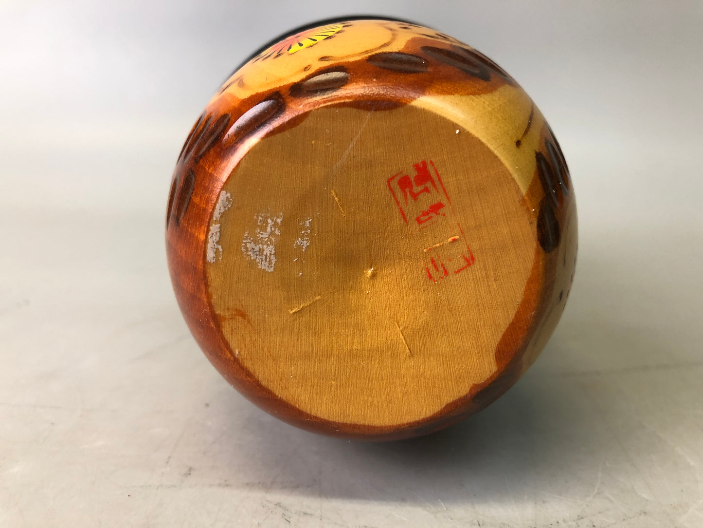Y7728 NINGYO modern Kokeshi doll signed box Japan vintage figurine interior