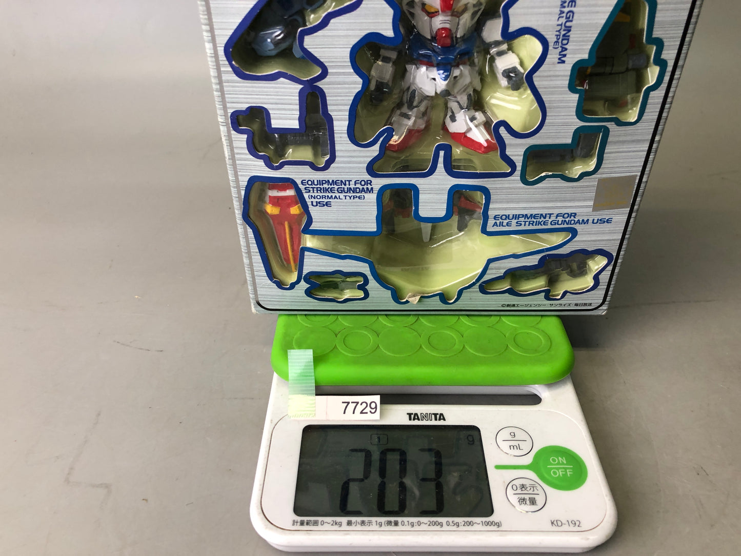 Y7729 TOY Mobile Suit Gundam Seed figure box Japan antique vintage robot machine