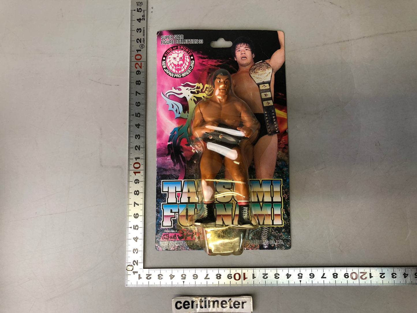 Y7734 TOY Pro wrestling Tatsumi Fujinami figure figurine Unopened Japan vintage