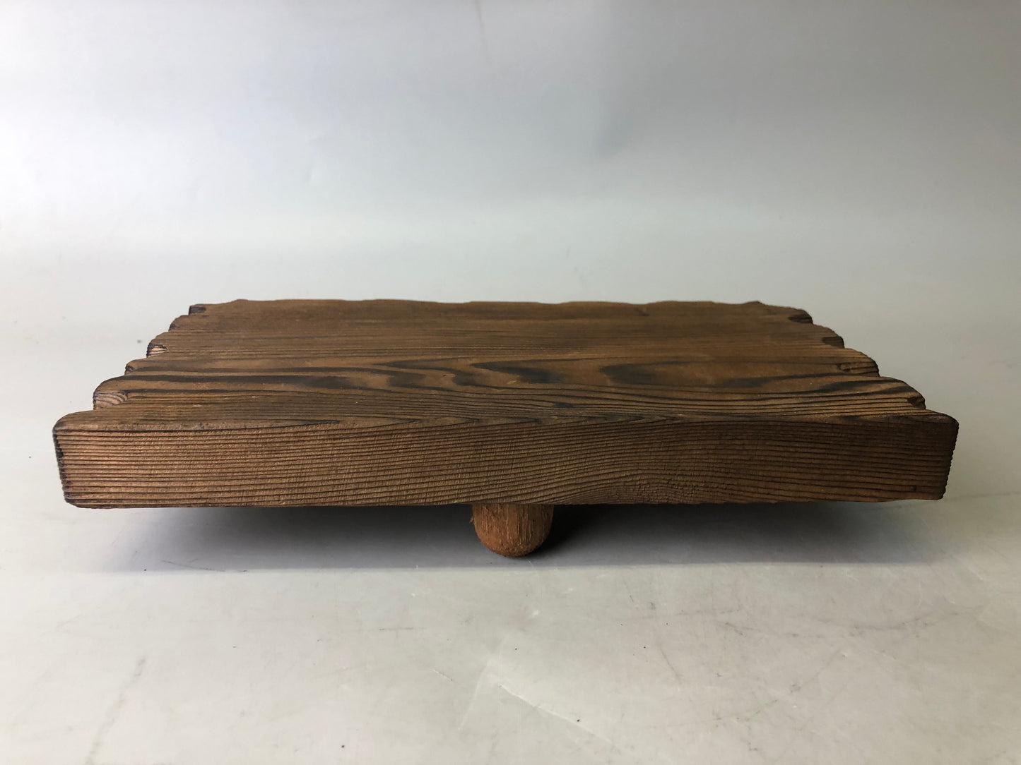Y7751 OKIMONO wood carving Turtle figurine Japan antique decor interior figure