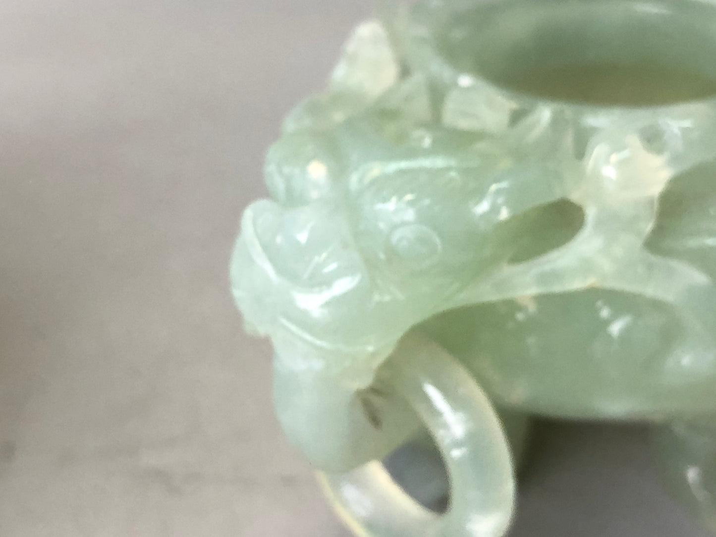 Y7766 KOURO Jade stand China antique Incense Burner fragrance aromatherapy