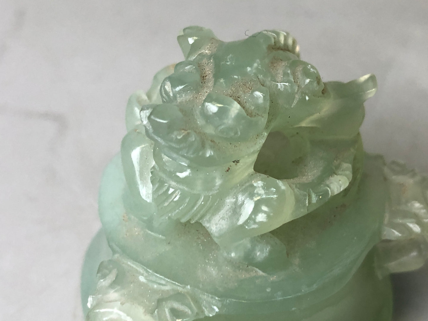 Y7766 KOURO Jade stand China antique Incense Burner fragrance aromatherapy