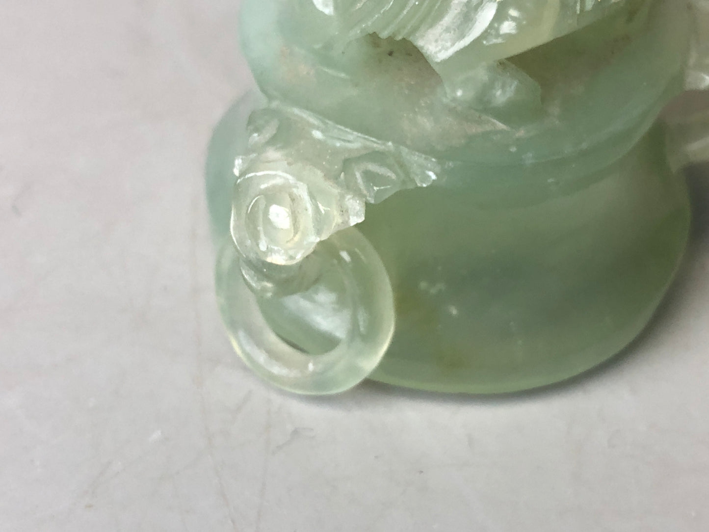 Y7766 KOURO Jade stand China antique Incense Burner fragrance aromatherapy